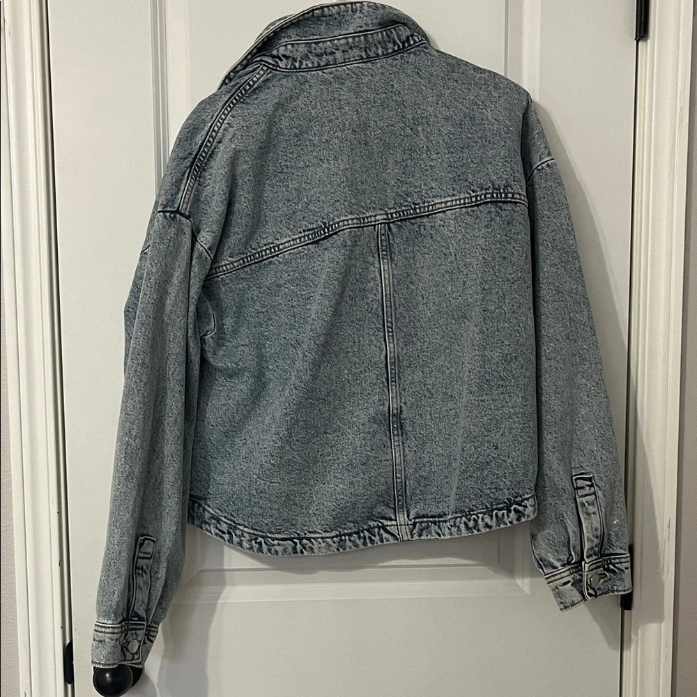 Zara Women's Classic Blue Jean Jacket - Picture 5 of 5